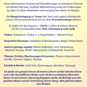 LichtKlangCodes Sonne