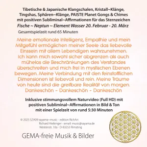 Sternzeichen Affirmationen ~ Fische