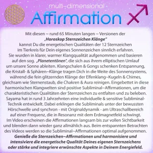 Sternzeichen Affirmationen ~ Schütze