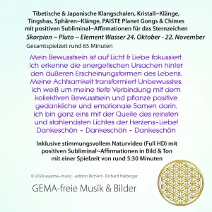 Sternzeichen Affirmationen ~ Skorpion