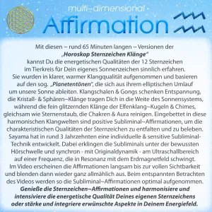 Sternzeichen Affirmationen ~ Wassermann