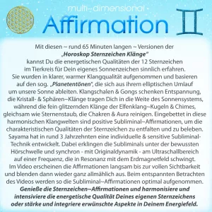 Sternzeichen Affirmationen ~ Zwillinge